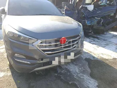 Photo 1 of 14: 2016 Hyundai Tucson 2.0 (4WD), VIN KMHJ381ADHU227653 — Korean insurance auction