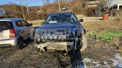 Photo 1 of 12: 2017 Jeep Cherokee, VIN 1C4PJMCB0HW562523 — Korean insurance auction