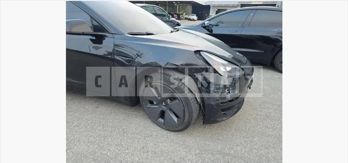 Photo 2 of 25: 2021 Tesla Model 3 Long Range, VIN 5YJ3E1EB0MF080843 — Korean insurance auction