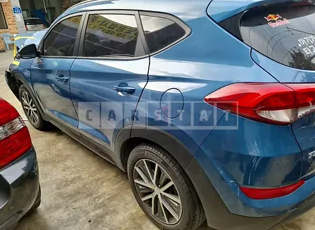 Photo 2 of 5: 2016 Hyundai Tucson, VIN KMHJ3815GGU163572 — Korean insurance auction