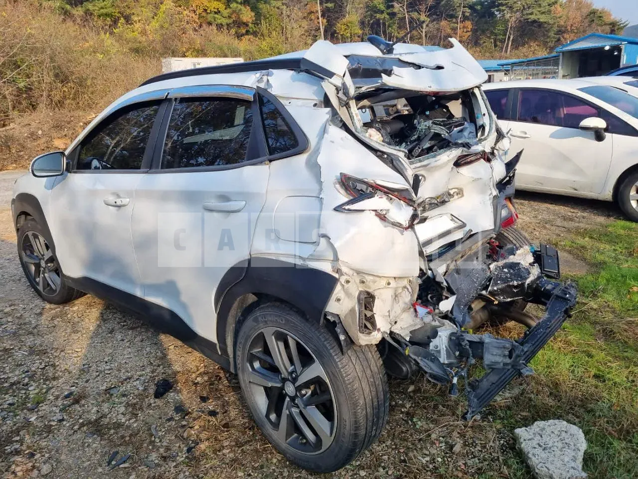 Photo 2 of 12: 2018 Hyundai Kona, VIN KMHK4815GJU140980 — Korean insurance auction