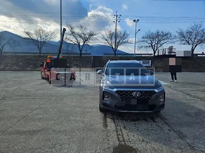 Photo 1 of 9: 2019 Hyundai Santa Fe TM, VIN KMHS381CBKU162381 — Korean insurance auction