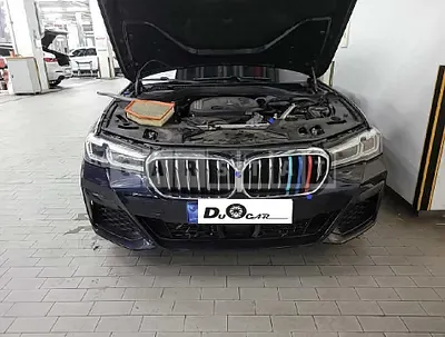 Photo 1 of 15: 2021 BMW 523d, VIN WBA11ES06MWX10919 — Korean insurance auction
