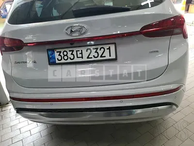 Photo 1 of 50: 2021 Hyundai Santa Fe, VIN KMHS581HHMU321485 — Korean insurance auction