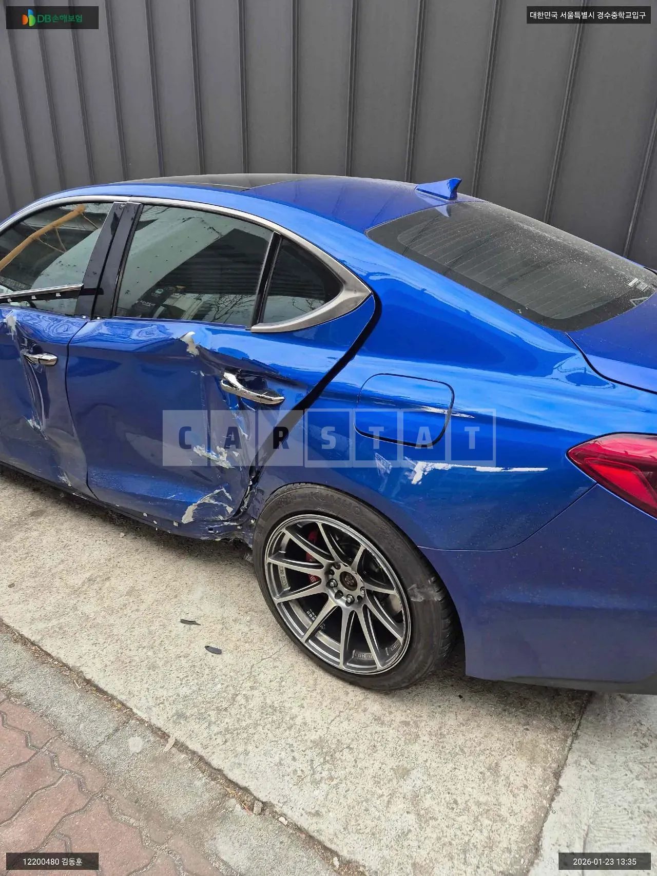 Photo 2 of 9: 2018 Genesis G70, VIN KMTG541EBJU024315 — Korean insurance auction
