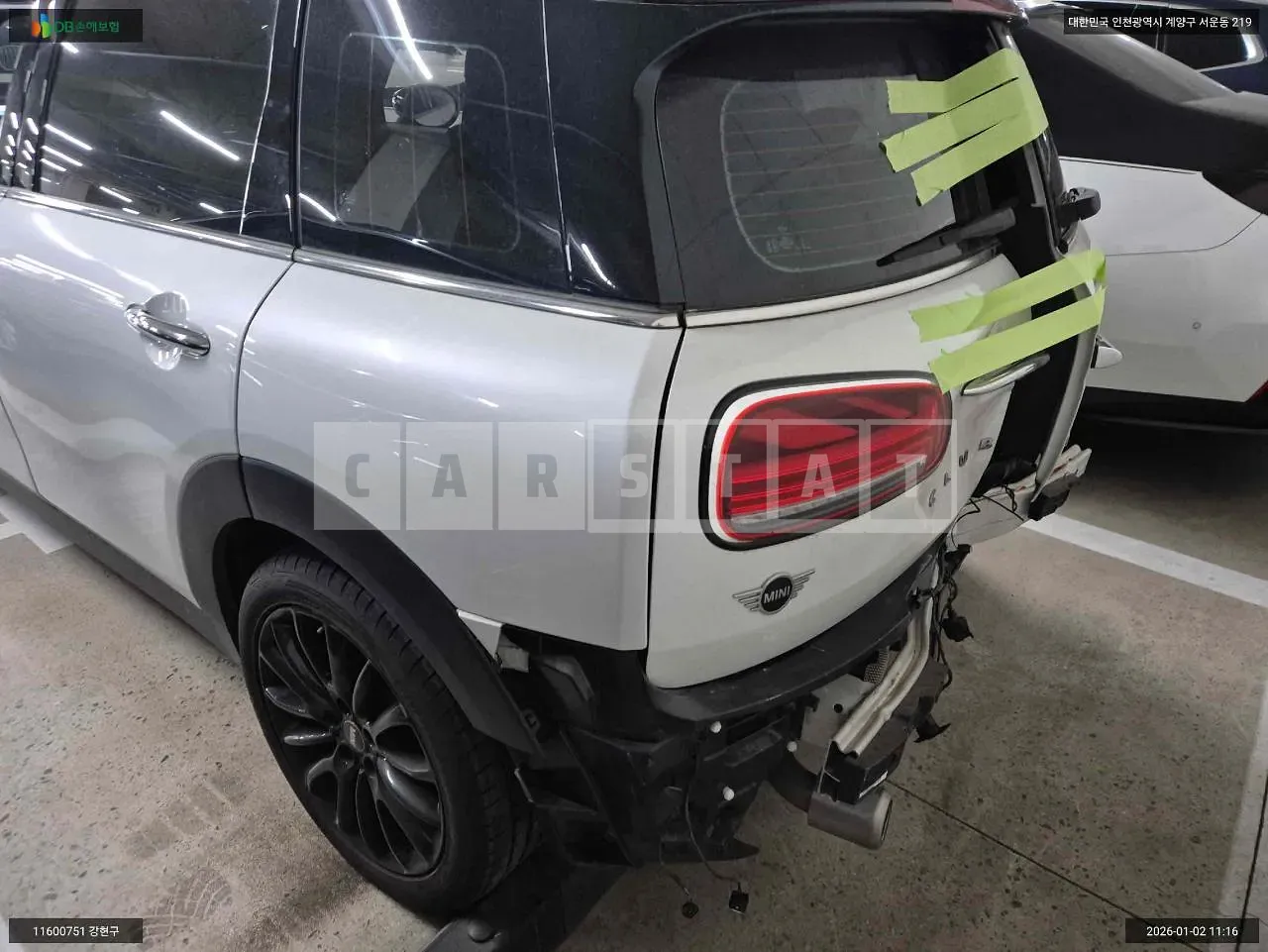 Photo 2 of 9: 2023 MINI Minnie Cooper Clubman, VIN WMWXJ3107R2V10338 — Korean insurance auction