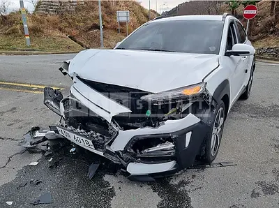 Photo 1 of 5: 2018 Hyundai Kona, VIN KMHK5816GJU060843 — Korean insurance auction