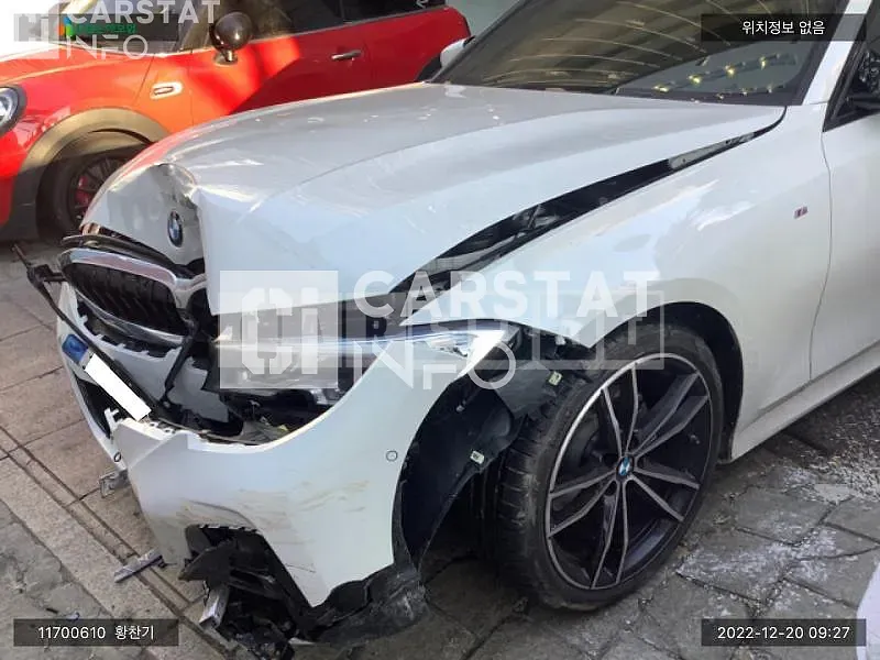 Photo 2 of 7: 2022 BMW 320i, VIN WBA5X5103NFM97950 — Korean insurance auction