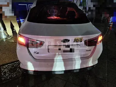 Photo 1 of 6: 2014 Kia K5, VIN KNAGN41CBFA077898 — Korean insurance auction