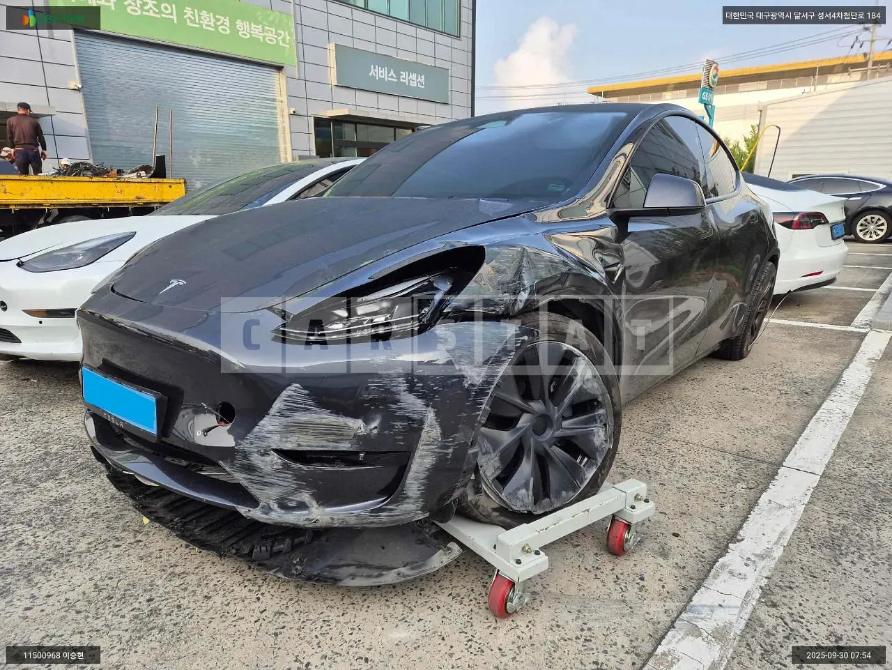 Photo 2 of 48: 2025 Tesla Model Y RWD, VIN LRWYGCFS3SC562966 — Korean insurance auction