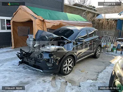 Photo 1 of 15: 2015 Kia Sportage, VIN KNAPR813DGK028484 — Korean insurance auction