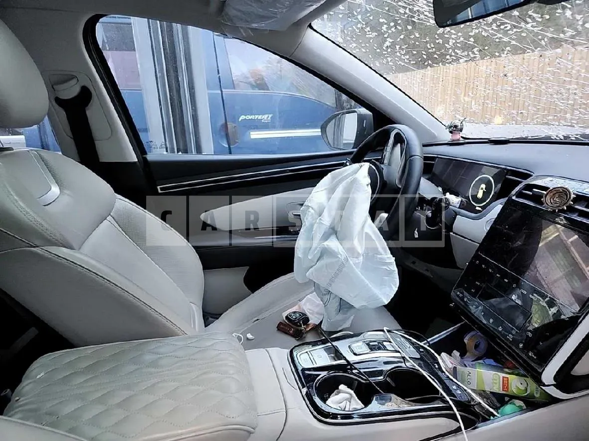Photo 2 of 7: 2021 Hyundai Tucson Hybrid, VIN KMHJE811BNU046368 — Korean insurance auction