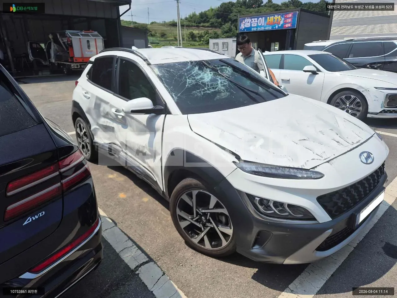 Photo 2 of 14: 2022 Hyundai Kona, VIN KMHK5813GNU886706 — Korean insurance auction