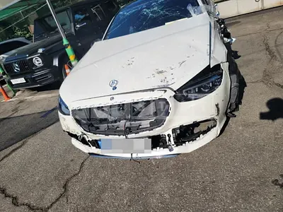 Photo 1 of 49: 2022 Mercedes-Benz S450 4Matic — Korean insurance auction