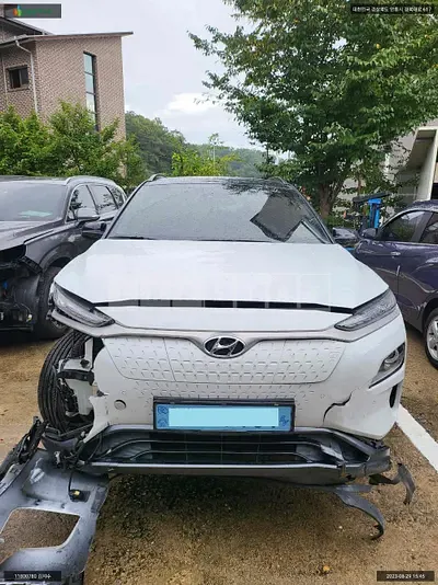 Photo 1 of 11: 2020 Hyundai Kona Electric, VIN KMHK381GFLU087021 — Korean insurance auction