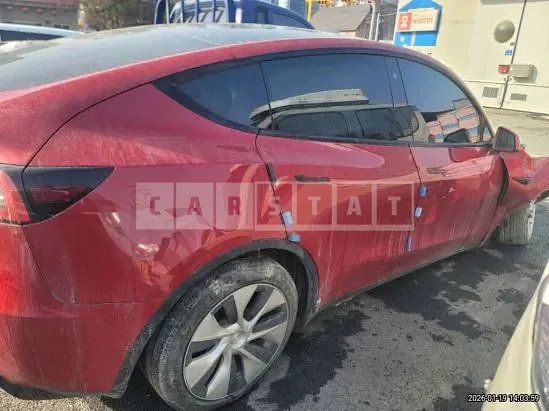 Photo 2 of 12: 2022 Tesla Model Y LongRange, VIN 7SAYGDEE8NF502390 — Korean insurance auction