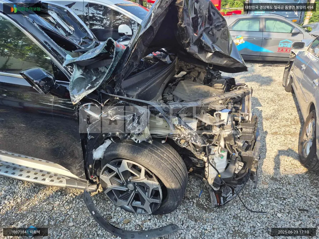 Photo 2 of 10: 2021 Hyundai Palisade, VIN KMHR581EDMU271845 — Korean insurance auction