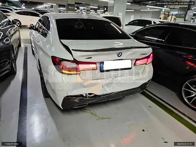 Photo 1 of 24: 2021 BMW 530i xDrive, VIN WBA31BJ08MWX15497 — Korean insurance auction