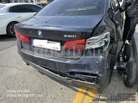 Photo 3 of 3: 2018 BMW 530i, VIN WBAJD3107JG969969 — Korean insurance auction