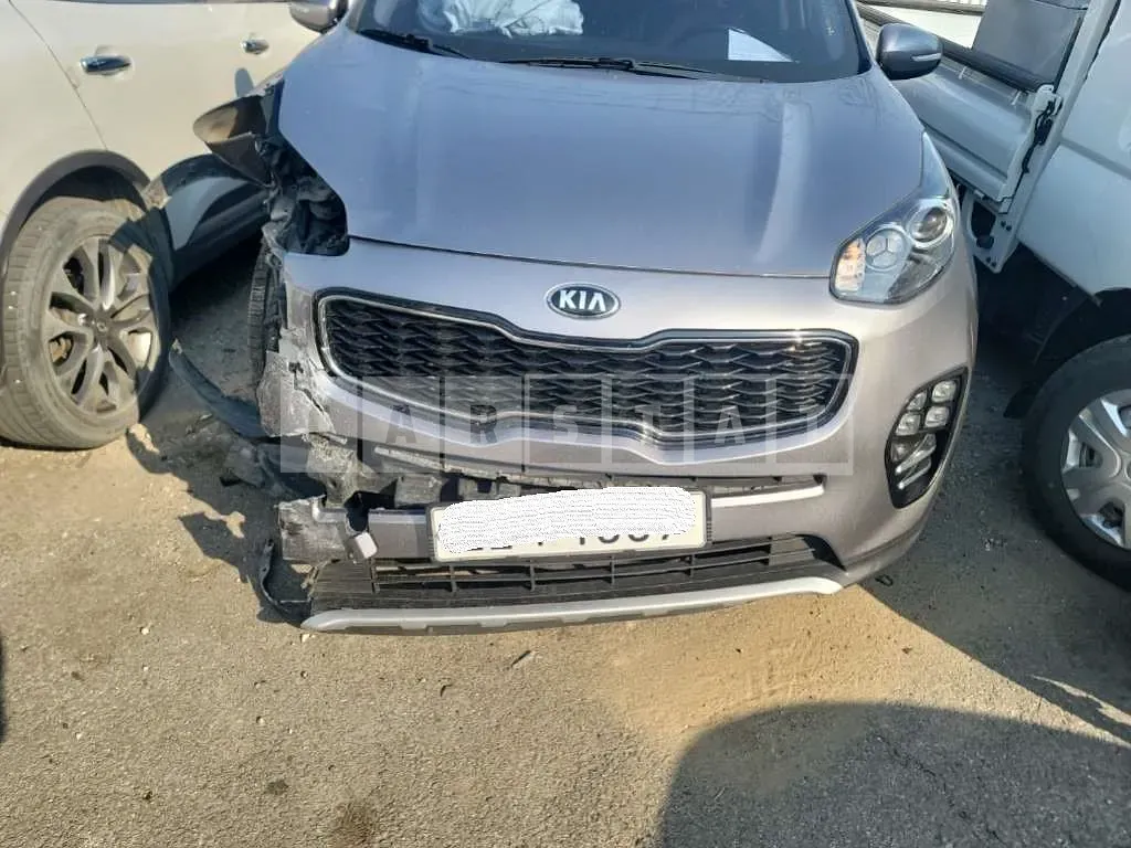 Photo 2 of 10: 2018 Kia Sportage, VIN KNAPM813DJK377948 — Korean insurance auction