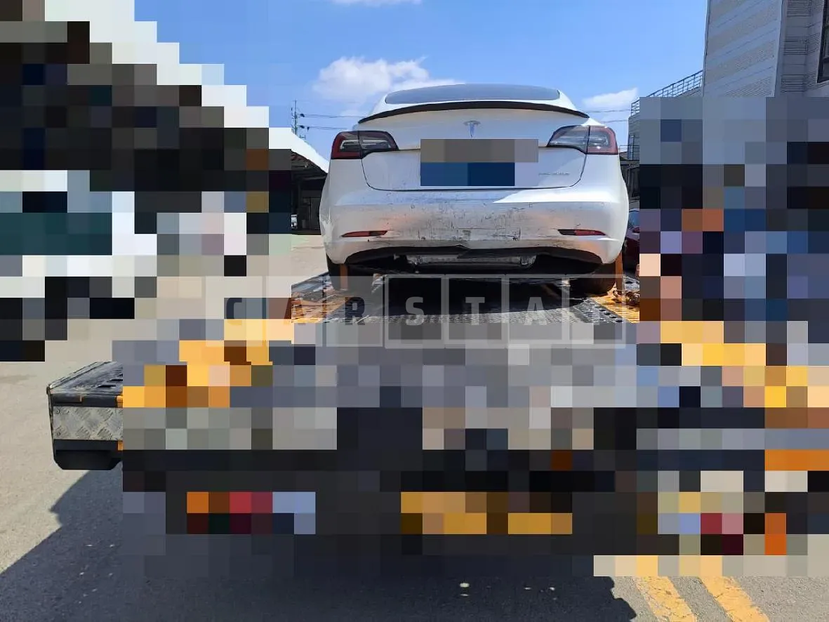 Photo 2 of 16: 2022 Tesla Model 3 Long Range, VIN 5YJ3E1EB3NF149946 — Korean insurance auction