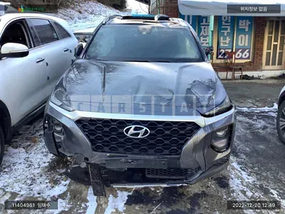 Photo 1 of 18: 2018 Hyundai Santa Fe, VIN KMHS281BDKU034003 — Korean insurance auction