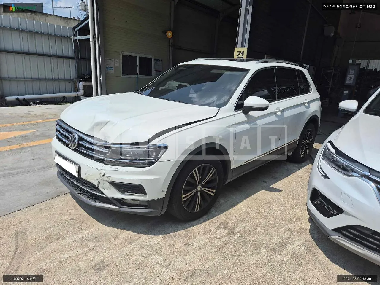 Photo 2 of 12: 2018 Volkswagen Tiguan 2.0 TDI, VIN WVGZZZ5NZJW975189 — Korean insurance auction
