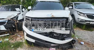Photo 1 of 50: 2024 Hyundai Santa Fe — Korean insurance auction