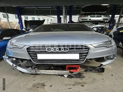 Photo 1 of 12: 2015 Audi A6 45 TDI quattro, VIN WAUZZZ4G2FN045605 — Korean insurance auction