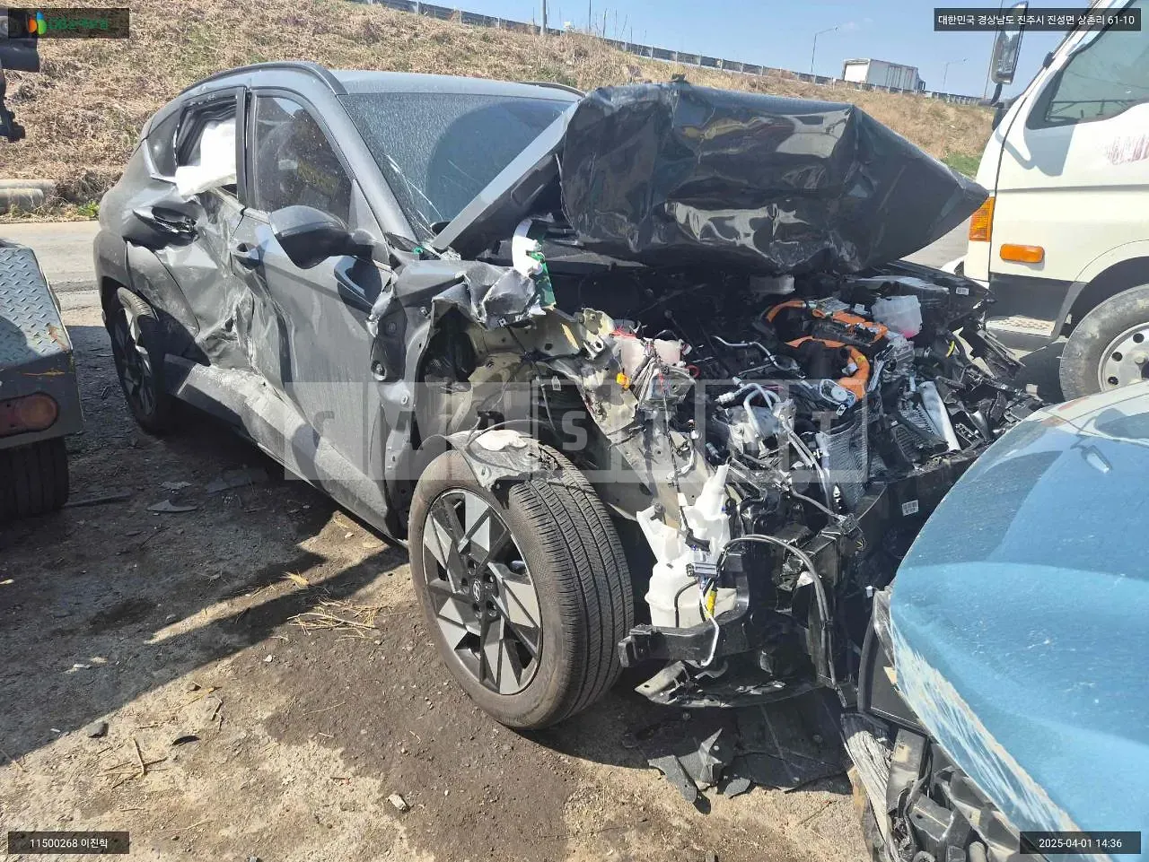 Photo 2 of 18: 2024 Hyundai Kona Hybrid, VIN KMHHE811GSU082000 — Korean insurance auction
