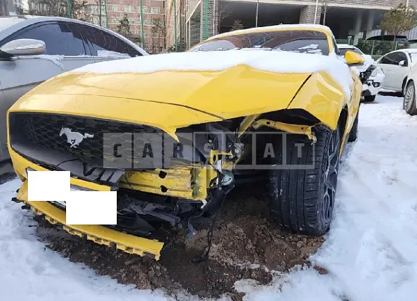 Photo 2 of 20: 2018 Ford Mustang 2.3 Coupe, VIN 1FA6P8TH2J5134847 — Korean insurance auction
