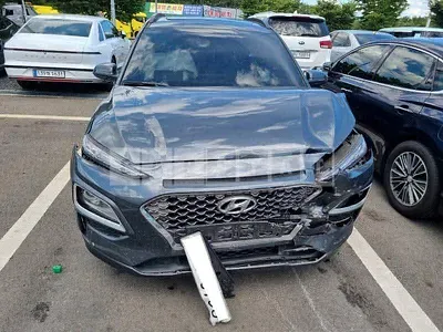 Photo 1 of 21: 2018 Hyundai Kona, VIN KMHK3816GJU216633 — Korean insurance auction