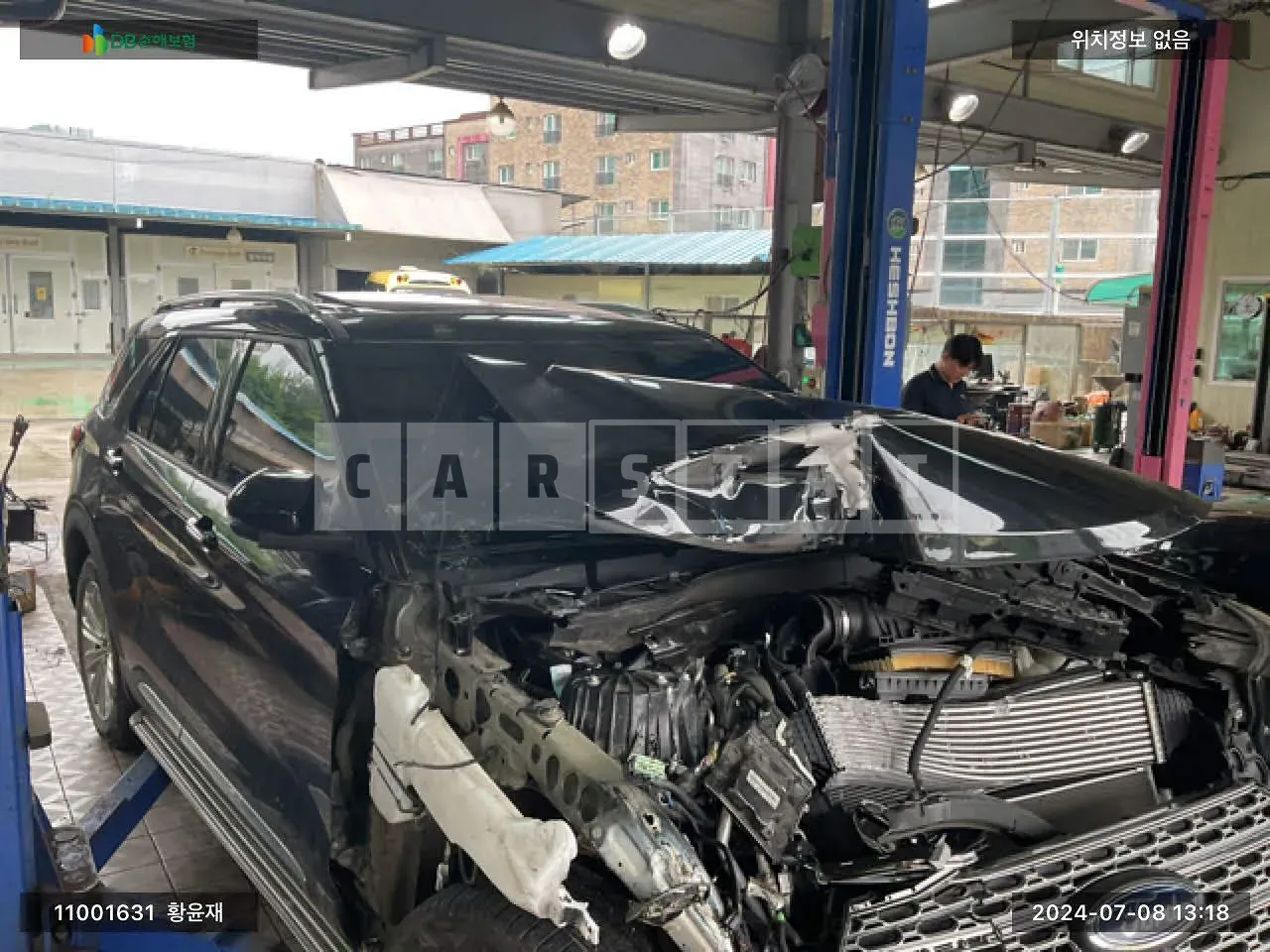 Photo 2 of 17: 2021 Ford Explorer 2.3, VIN 1FMSK8FHXMGB26647 — Korean insurance auction