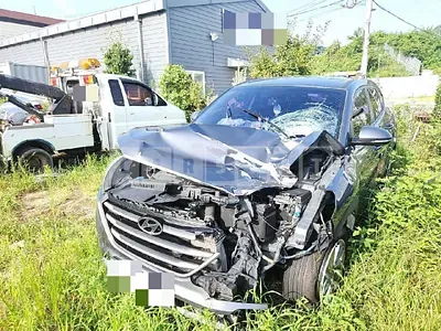 Photo 1 of 15: 2015 Hyundai Tucson TL, VIN KMHJ381ABGU001876 — Korean insurance auction