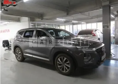 Photo 2 of 28: 2020 Hyundai Santa Fe, VIN KMHS281BBLU303962 — Korean insurance auction