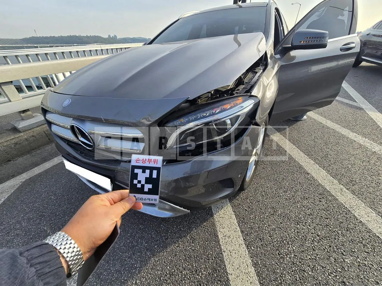 Photo 2 of 14: 2017 Mercedes-Benz GLA200d, VIN WDCTG0JBXHJ343990 — Korean insurance auction