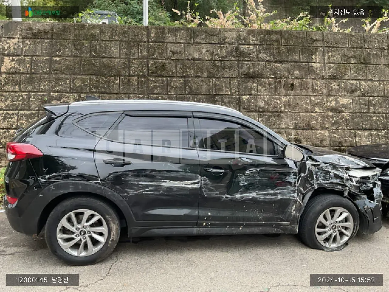 Photo 2 of 10: 2015 Hyundai Tucson, VIN KMHJ381ABGU070898 — Korean insurance auction