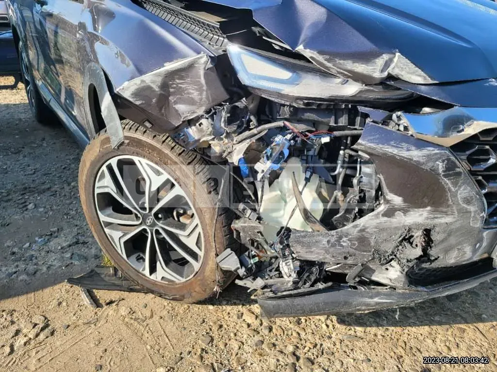 Photo 2 of 27: 2019 Hyundai Santa Fe, VIN KMHS381BBKU035208 — Korean insurance auction