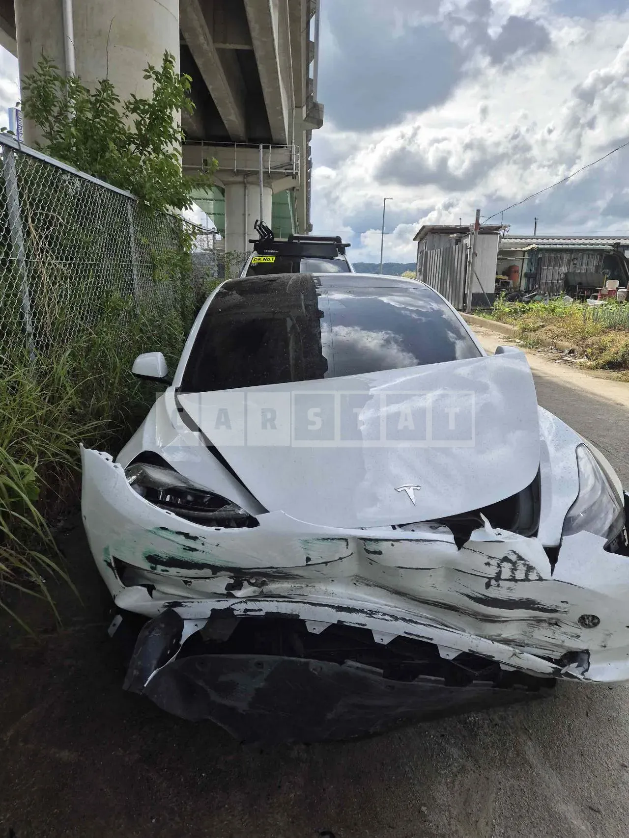 Photo 2 of 11: 2021 Tesla Model 3 Long Range, VIN 5YJ3E1EB1MF914053 — Korean insurance auction