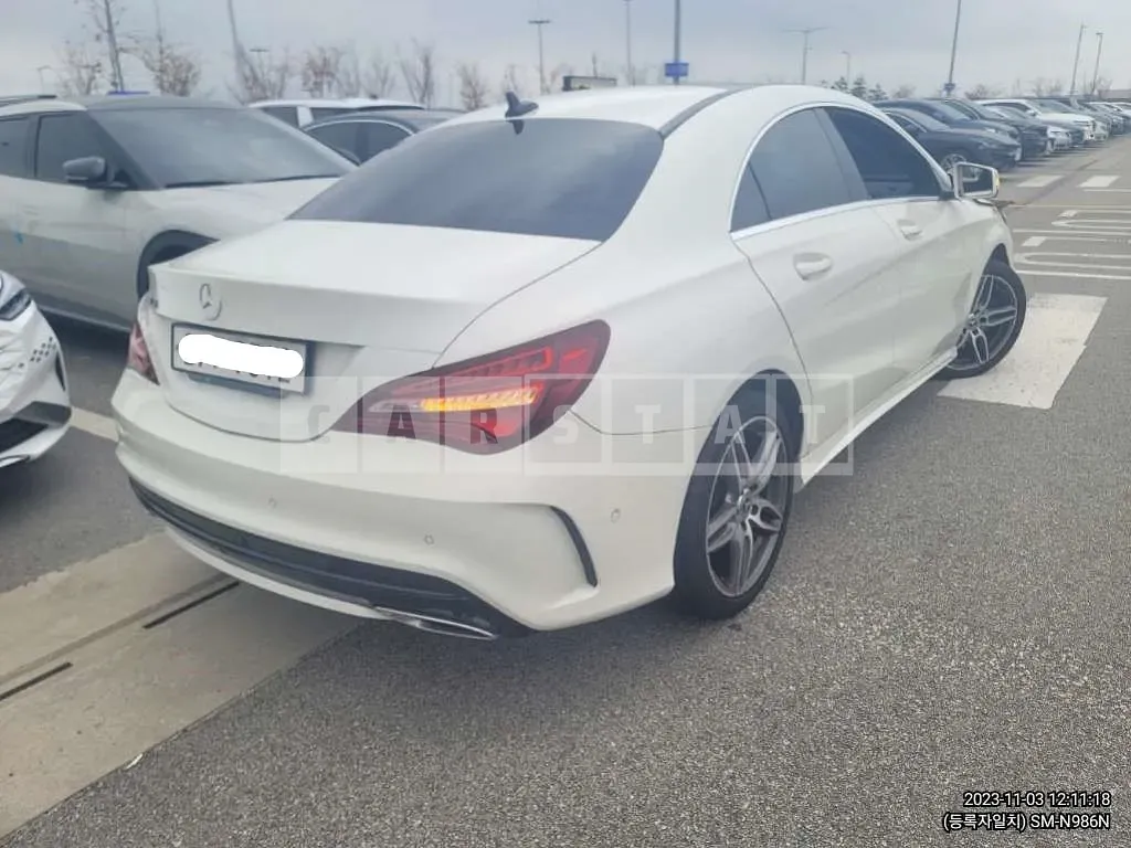 Photo 2 of 5: 2018 Mercedes-Benz CLA220, VIN WDDSJ4FB2JN620106 — Korean insurance auction