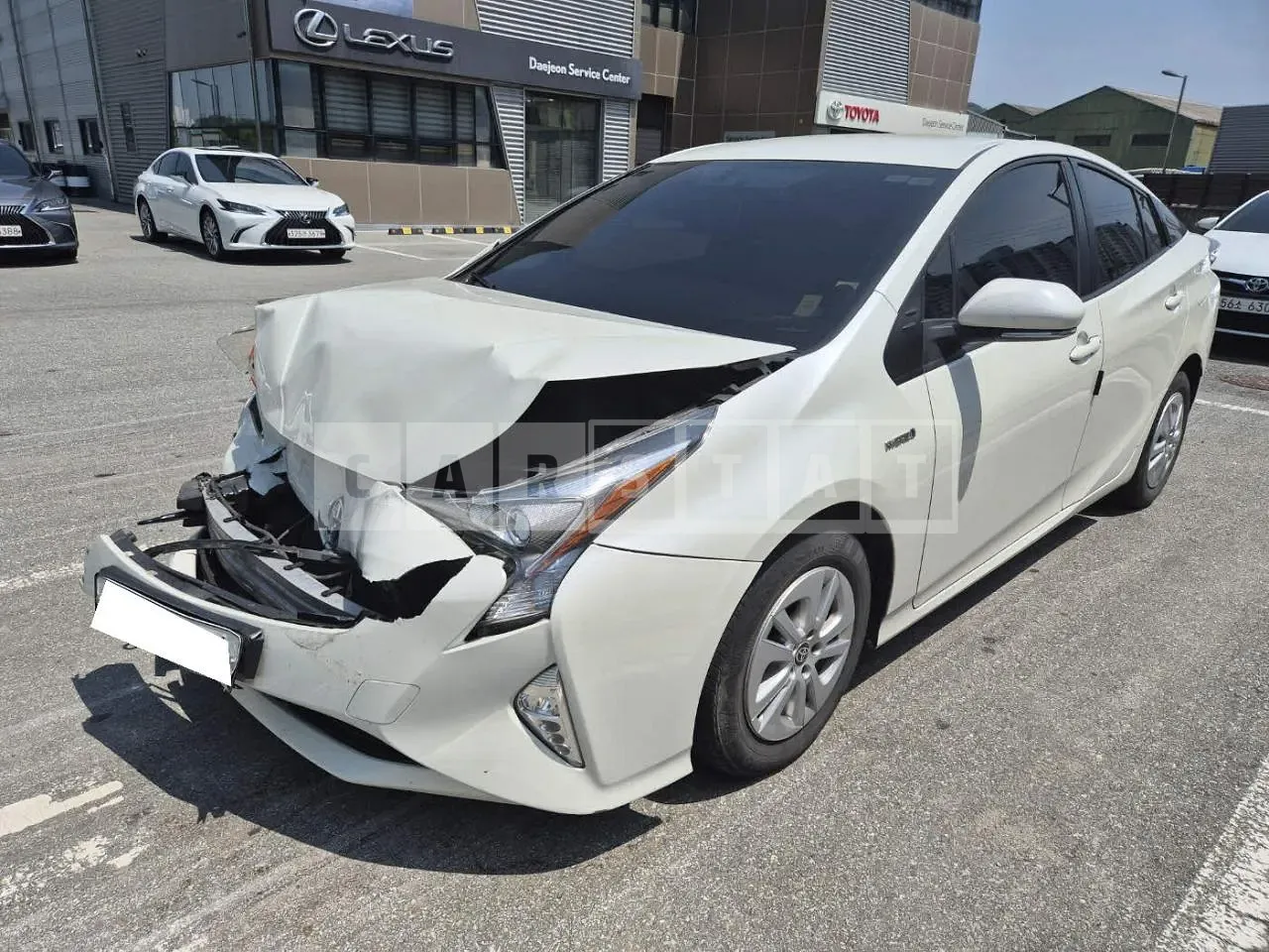 Photo 2 of 20: 2017 Toyota Prius, VIN JTDKBRFU4H3572619 — Korean insurance auction