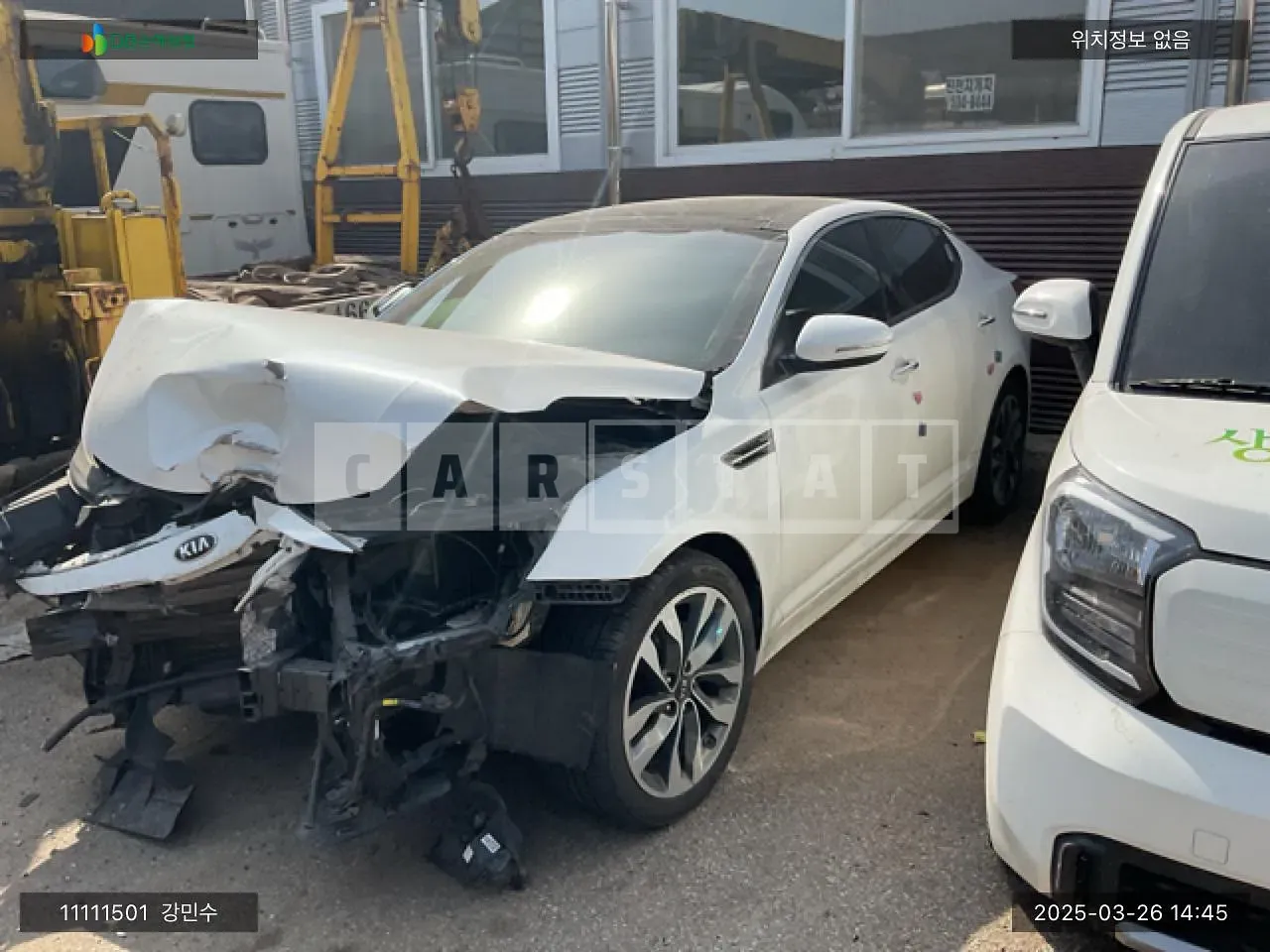 Photo 2 of 7: 2015 Kia K5, VIN KNAGM419BFA622069 — Korean insurance auction