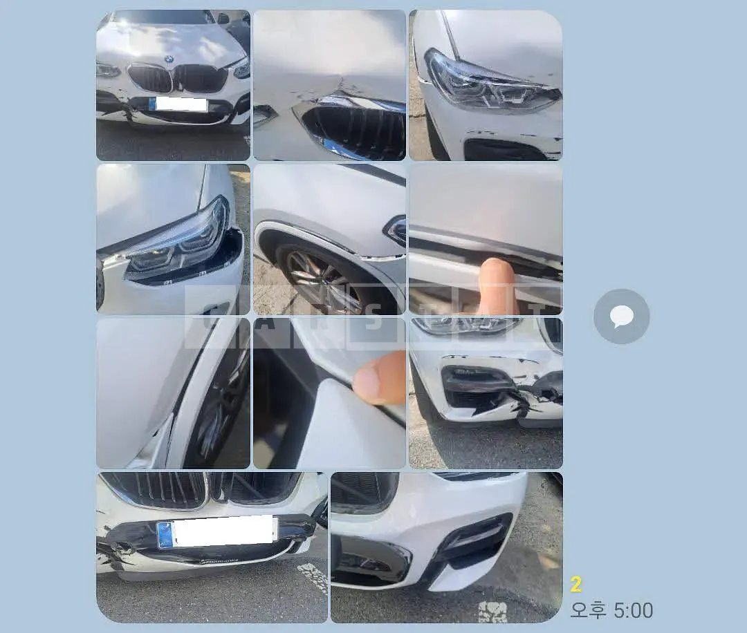 Photo 2 of 14: 2021 BMW X3 xDrive 20i, VIN WBA51BG0XM9H44453 — Korean insurance auction