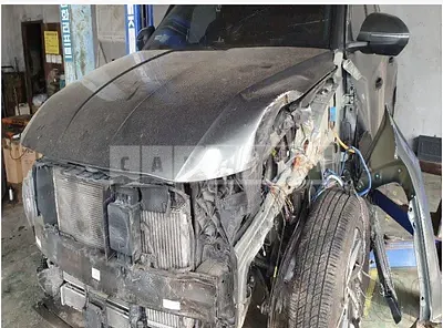 Photo 1 of 30: 2021 Hyundai Tucson, VIN KMHJC811BMU021306 — Korean insurance auction