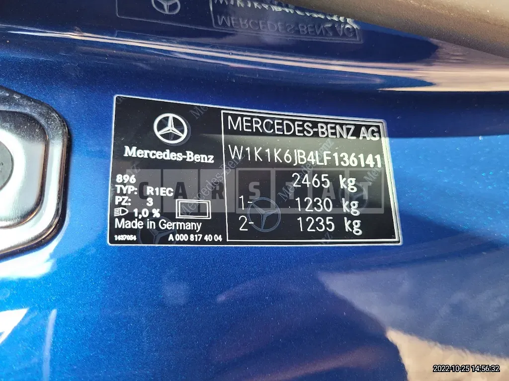 Photo 2 of 47: 2020 Mercedes-Benz E450 4Matic, VIN W1K1K6JB4LF136141 — Korean insurance auction