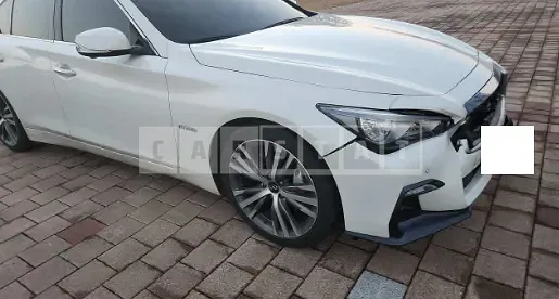 Photo 2 of 10: 2019 Infiniti Q50S Hybrid, VIN JNKAV71E7KM180077 — Korean insurance auction