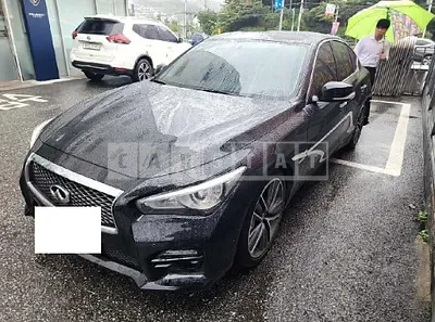 Photo 1 of 11: 2016 Infiniti Q50S Hybrid, VIN JNKAV71E9GM580679 — Korean insurance auction