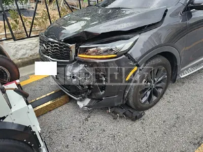 Photo 1 of 14: 2015 Kia Sorento, VIN KNAPK81ABFA022804 — Korean insurance auction