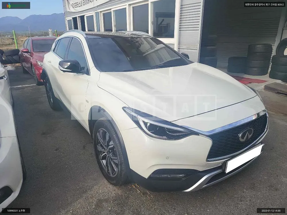 Photo 2 of 27: 2019 Infiniti QX30, VIN SJKCH53F9KA013259 — Korean insurance auction
