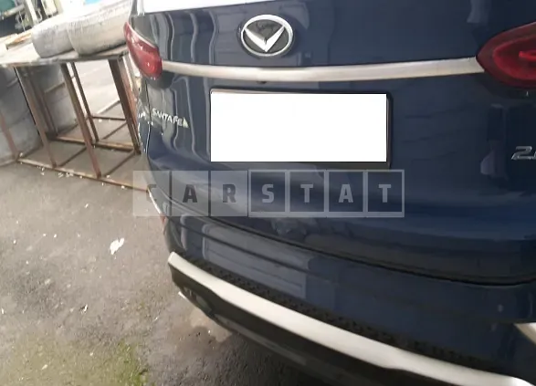 Photo 2 of 9: 2019 Hyundai Santa Fe, VIN KMHS581BBKU079646 — Korean insurance auction